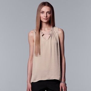 Simply Vera by Vera Wang tan tank top